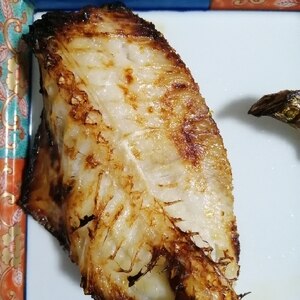 焼き赤魚の粕あえ野菜添え